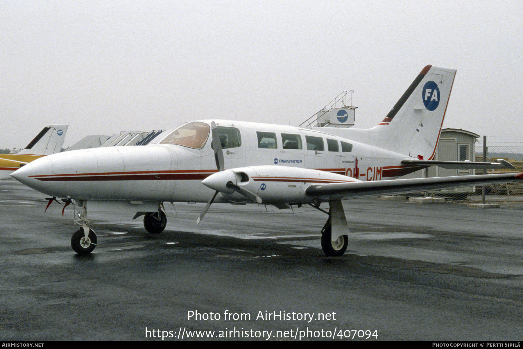 Aircraft Photo of OH-CIM | Cessna 402C Businessliner | Finnaviation | AirHistory.net #407094