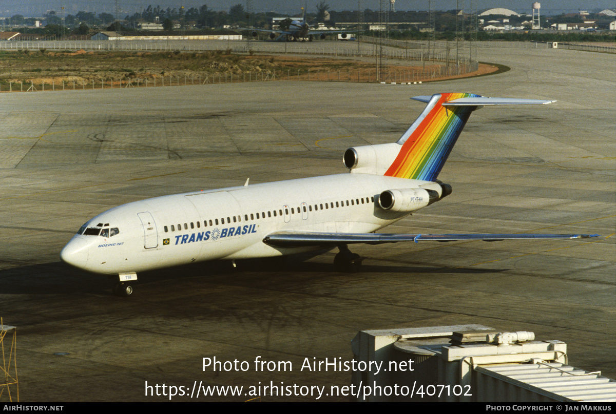 Aircraft Photo of PT-TYH | Boeing 727-27C | TransBrasil | AirHistory.net #407102