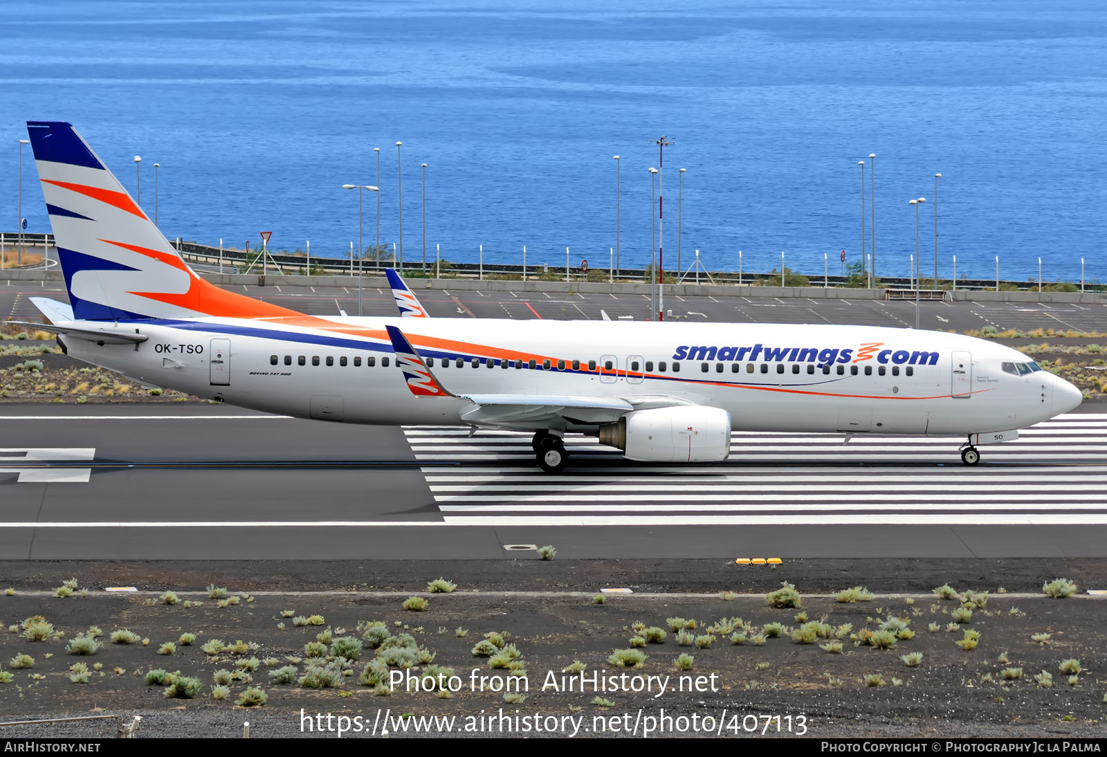 Aircraft Photo of OK-TSO | Boeing 737-8GQ | Smartwings | AirHistory.net #407113