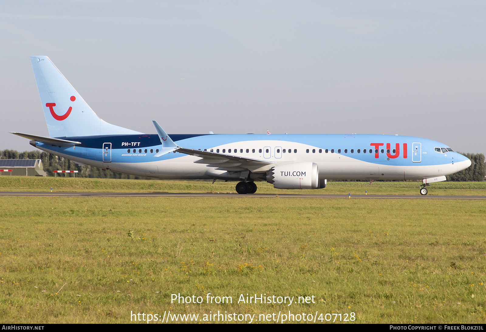 Aircraft Photo of PH-TFT | Boeing 737-8 Max 8 | TUI | AirHistory.net #407128