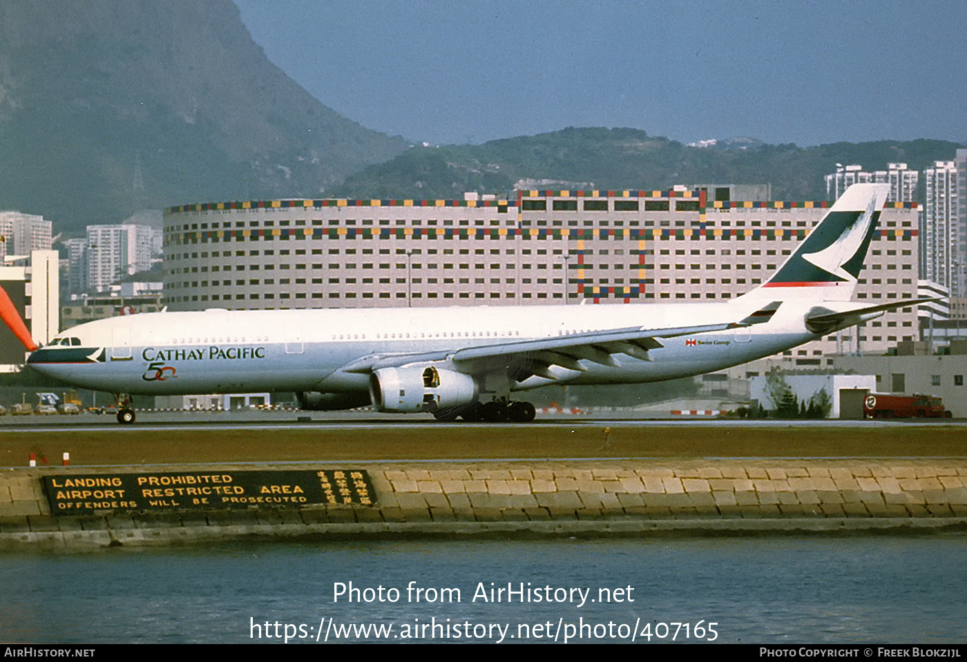 Aircraft Photo of VR-HLB | Airbus A330-342 | Cathay Pacific Airways | AirHistory.net #407165