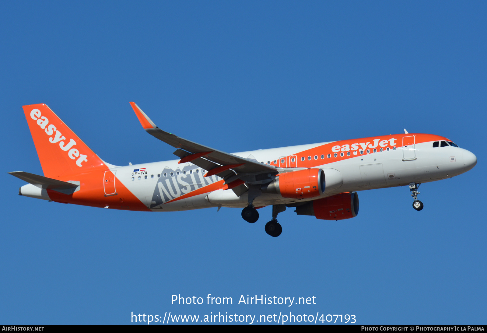 Aircraft Photo of OE-IVA | Airbus A320-214 | EasyJet | AirHistory.net #407193