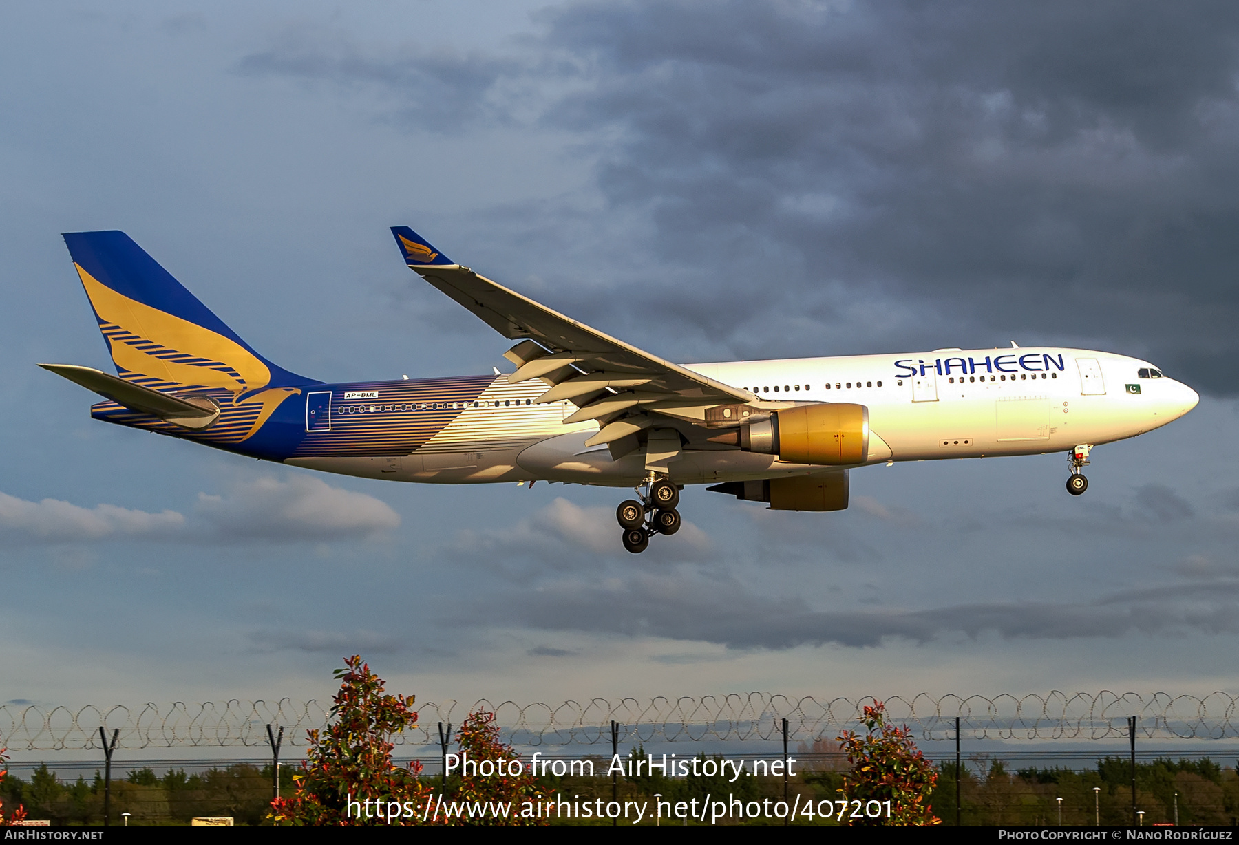 Aircraft Photo of AP-BML | Airbus A330-203 | Shaheen Air International | AirHistory.net #407201