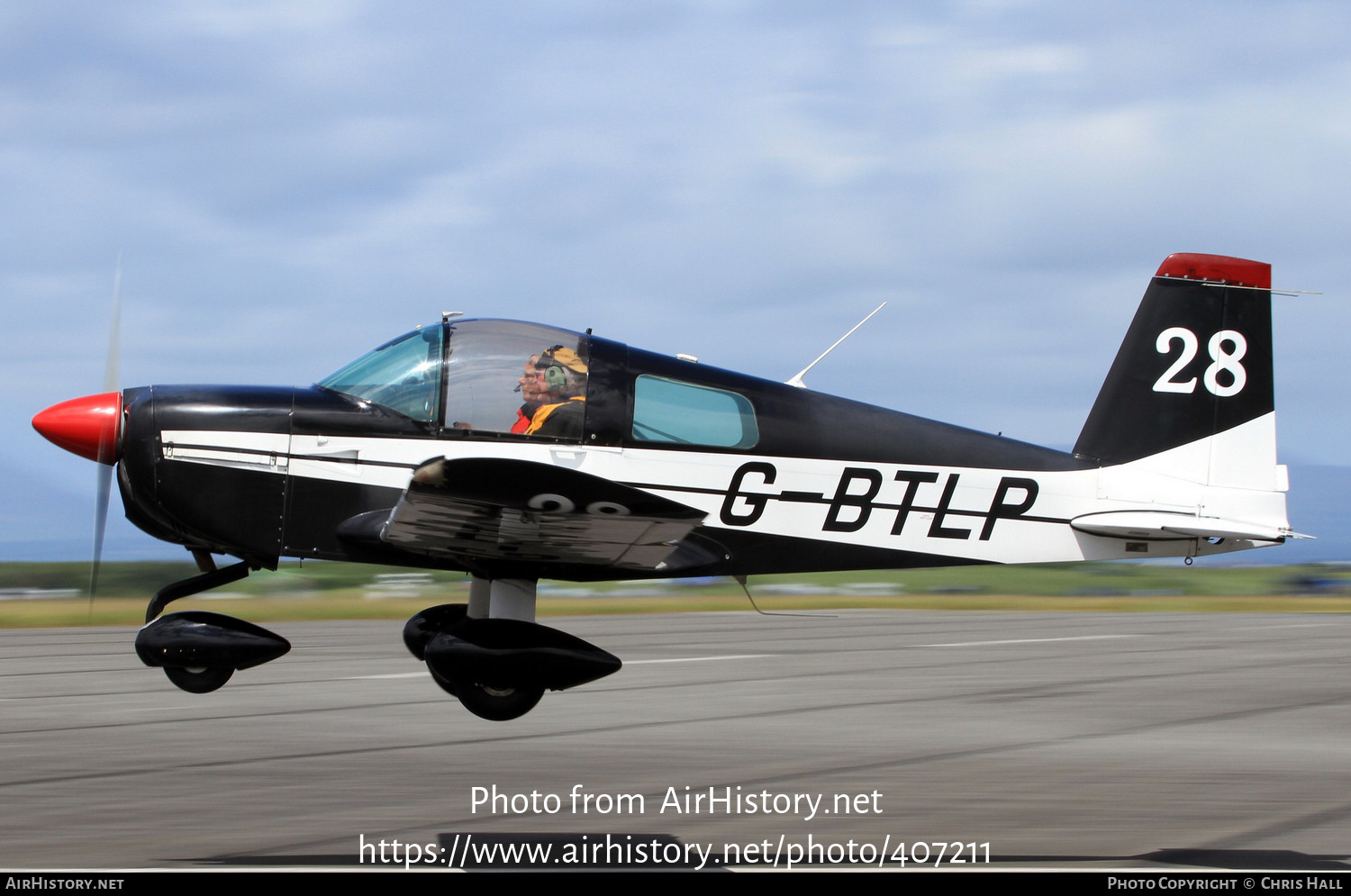 Aircraft Photo of G-BTLP | Grumman American AA-1C Lynx | AirHistory.net #407211