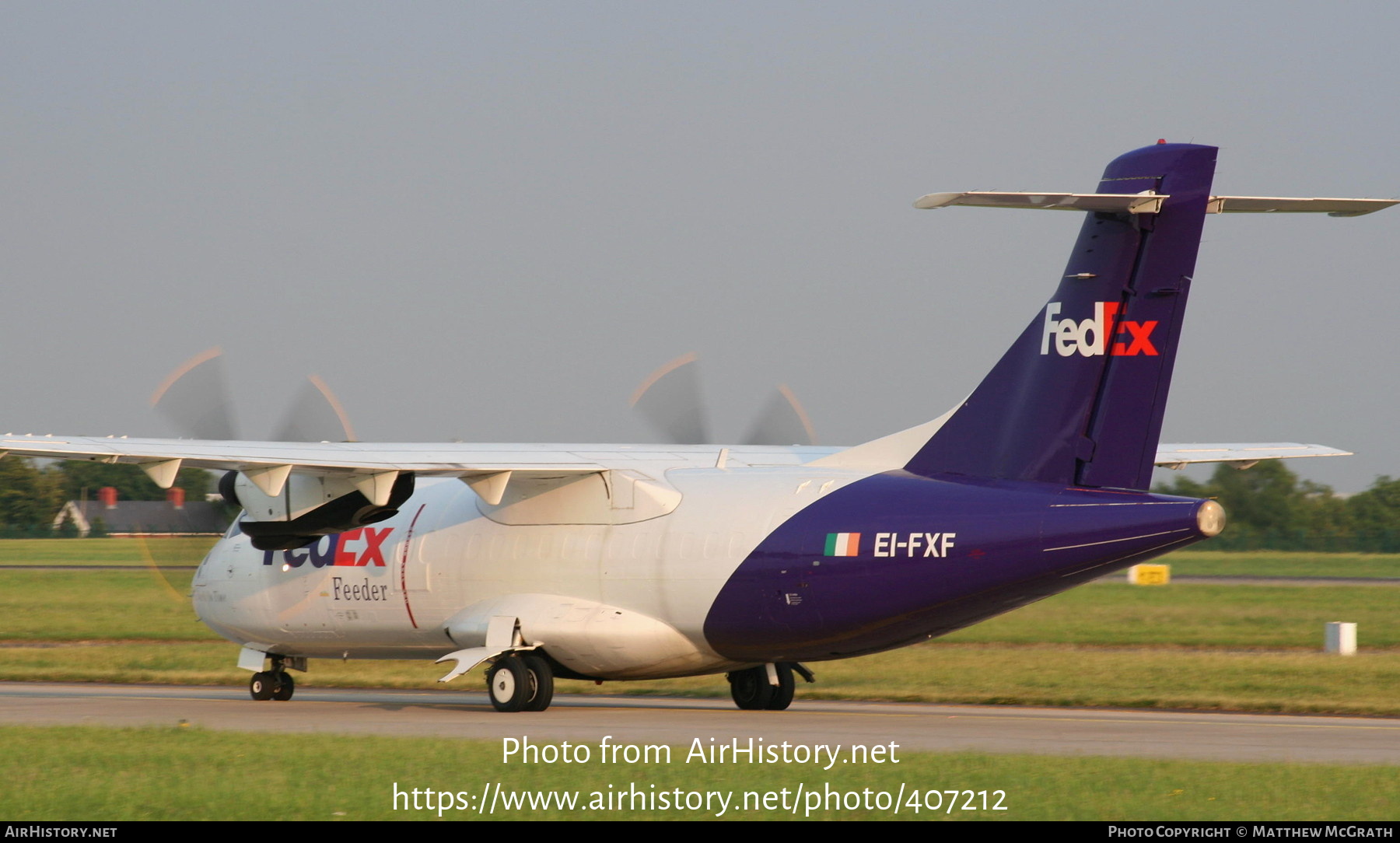 Aircraft Photo of EI-FXF | ATR ATR-42-300/F | FedEx Feeder | AirHistory.net #407212