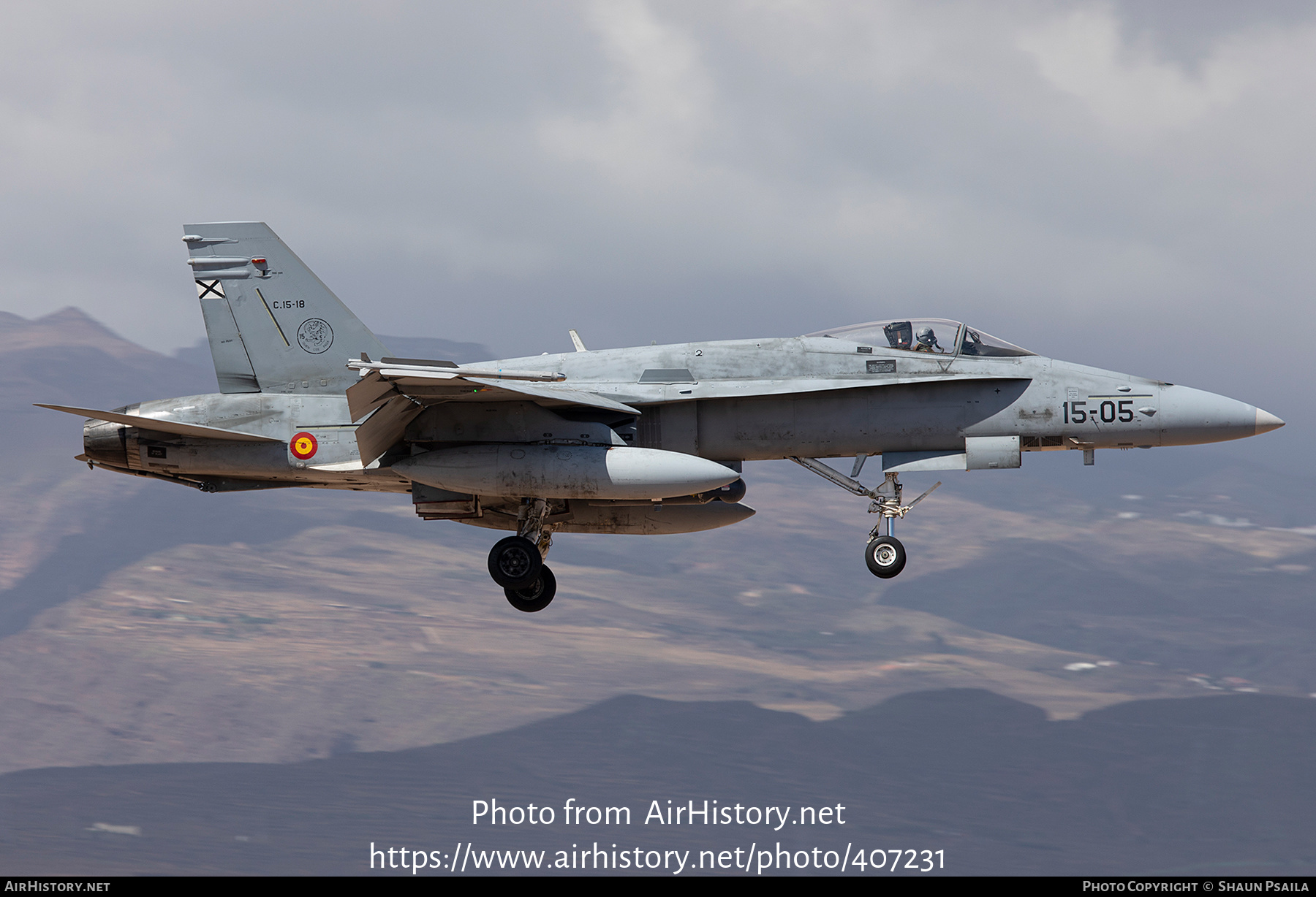 Aircraft Photo of C.15-18 | McDonnell Douglas EF-18M Hornet | Spain - Air Force | AirHistory.net #407231