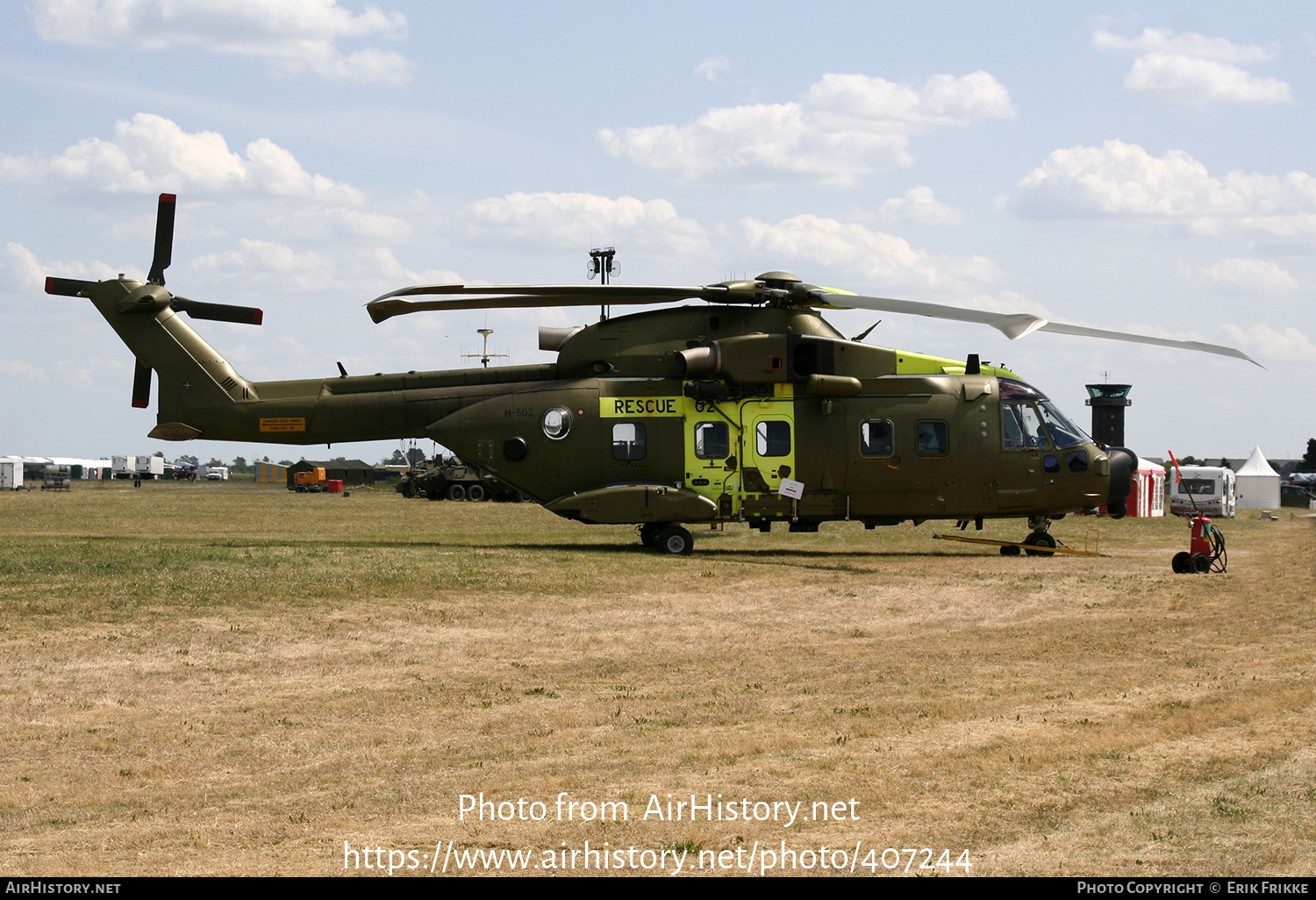 Aircraft Photo of M-502 | AgustaWestland EH101-512 Merlin Joint Supporter | Denmark - Air Force | AirHistory.net #407244