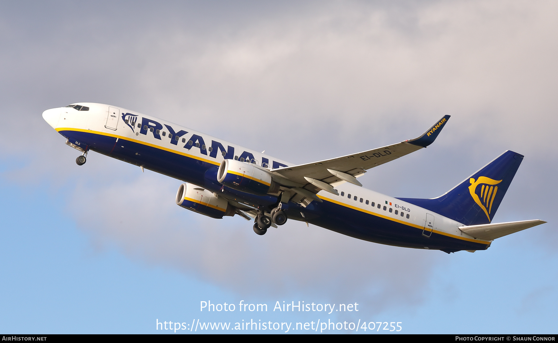 Aircraft Photo of EI-DLD | Boeing 737-8AS | Ryanair | AirHistory.net #407255