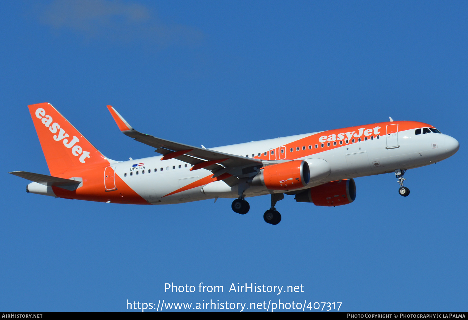 Aircraft Photo of OE-IJH | Airbus A320-214 | EasyJet | AirHistory.net #407317