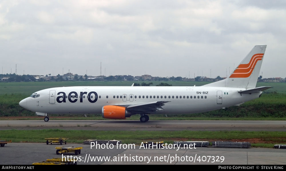 Aircraft Photo of 5N-BIZ | Boeing 737-4B7 | AeroContractors of Nigeria | AirHistory.net #407329