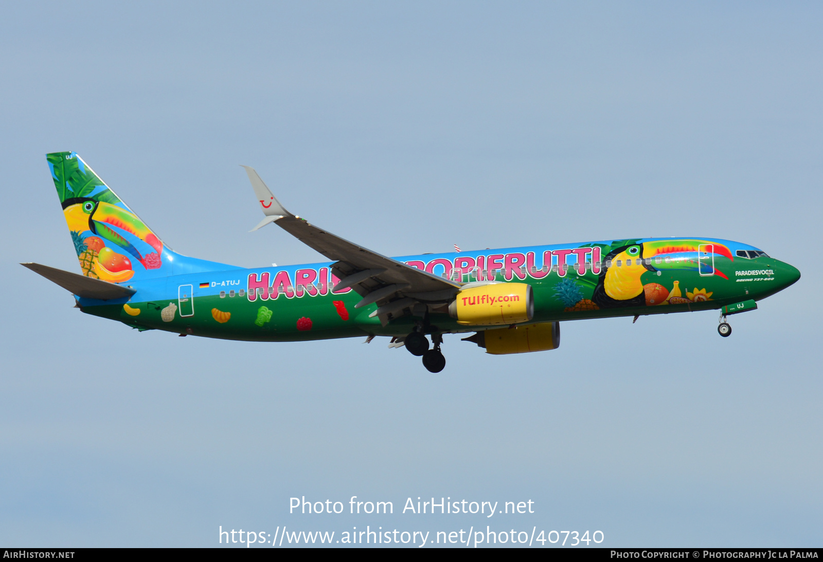 Aircraft Photo of D-ATUJ | Boeing 737-8K5 | TUIfly | AirHistory.net #407340