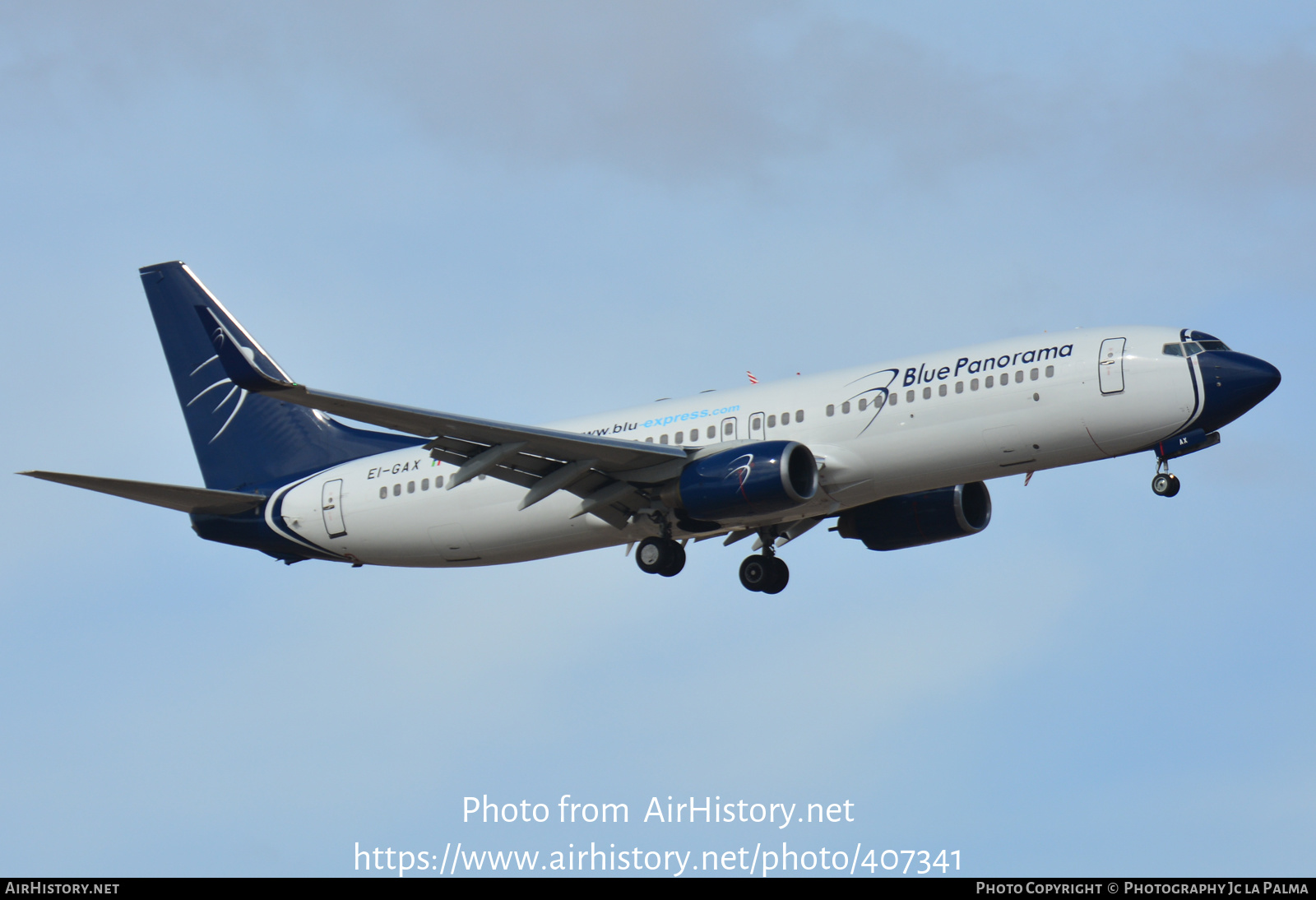 Aircraft Photo of EI-GAX | Boeing 737-8Z0 | Blue Panorama Airlines | AirHistory.net #407341