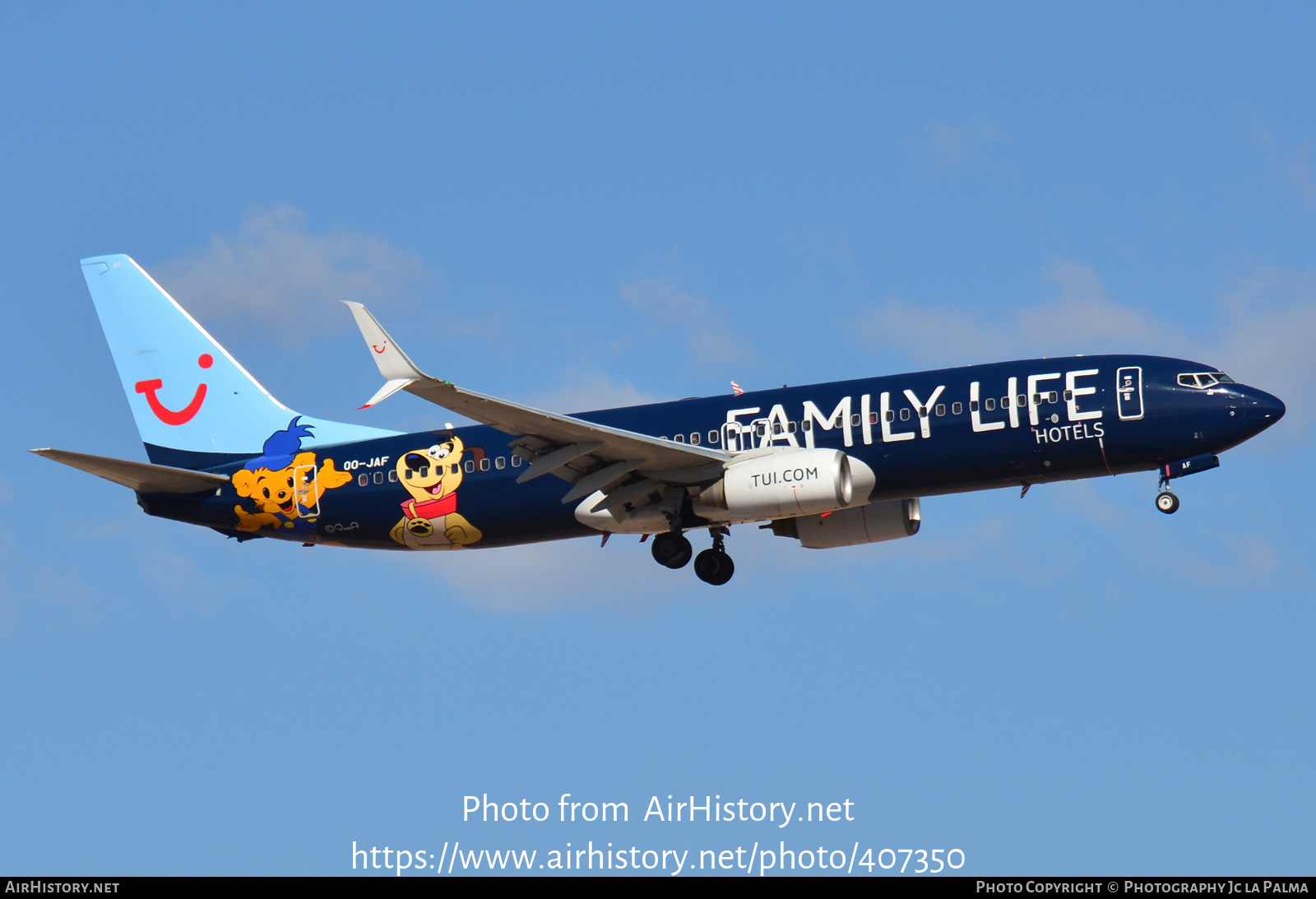 Aircraft Photo of OO-JAF | Boeing 737-8K5 | TUI | AirHistory.net #407350