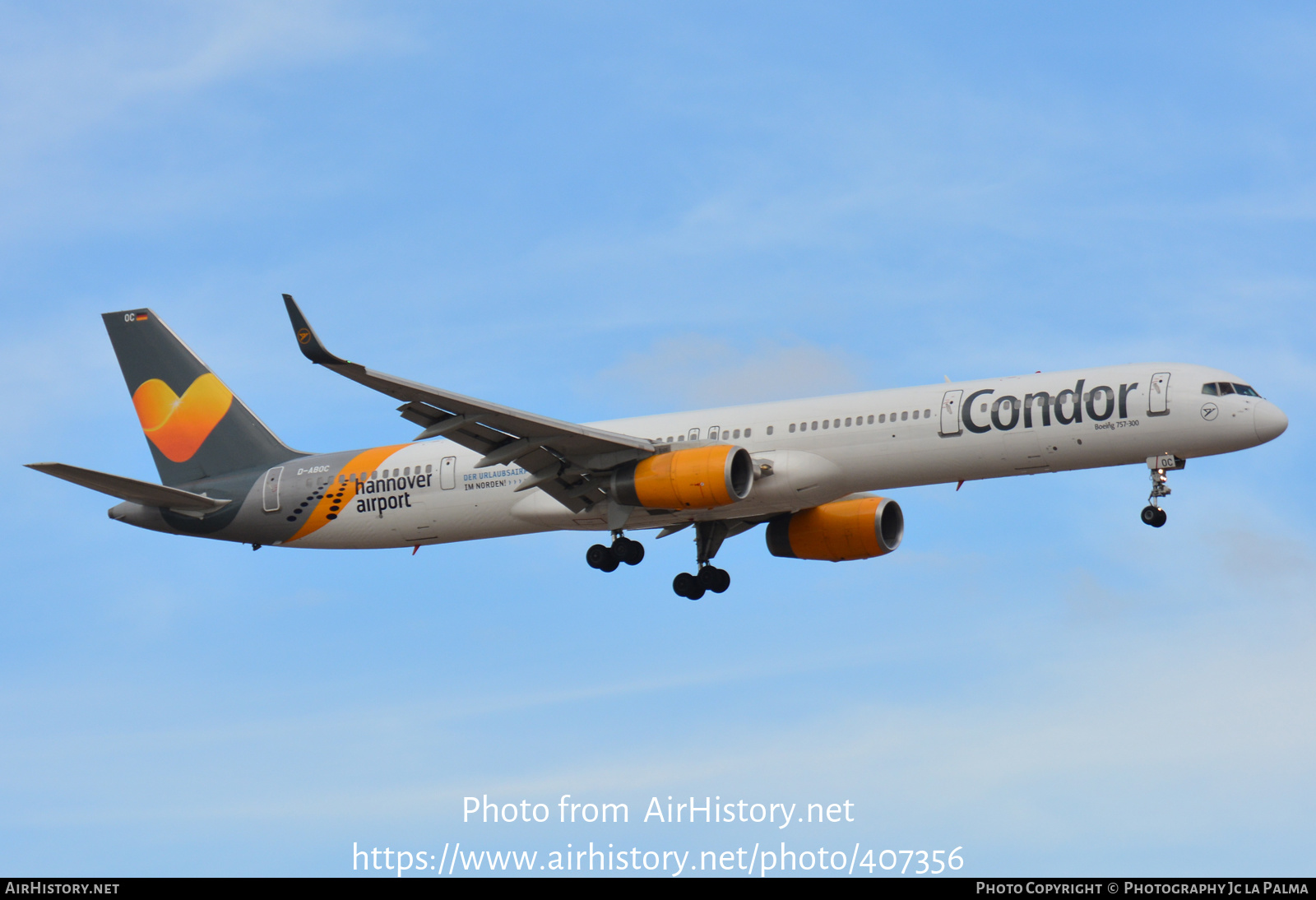 Aircraft Photo of D-ABOC | Boeing 757-330 | Condor Flugdienst | AirHistory.net #407356