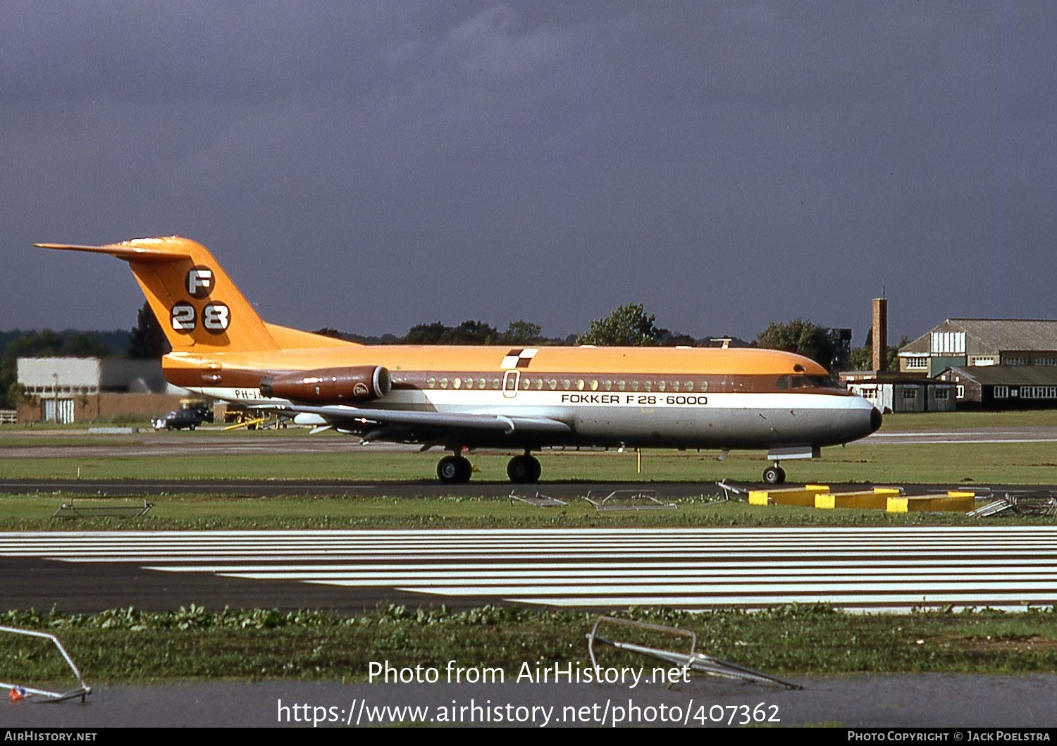 Aircraft Photo of PH-JHG | Fokker F28-6000 Fellowship | Fokker | AirHistory.net #407362