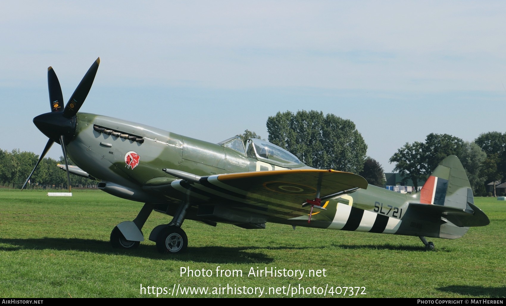 Aircraft Photo of OO-XVI / SL721 | Supermarine 361 Spitfire LF16E | UK - Air Force | AirHistory.net #407372