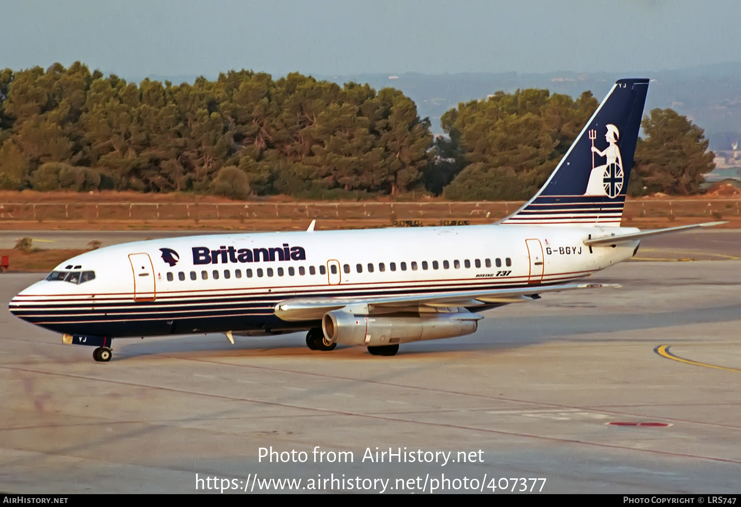 Aircraft Photo of G-BGYJ | Boeing 737-204/Adv | Britannia Airways | AirHistory.net #407377