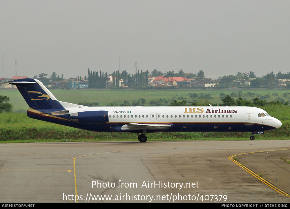 Aircraft Photo of 5N-CEO | Fokker 100 (F28-0100) | IRS Airlines | AirHistory.net #407379