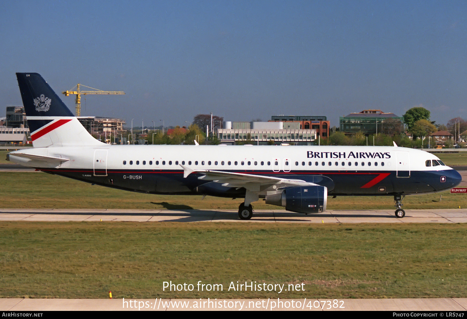 Aircraft Photo of G-BUSH | Airbus A320-211 | British Airways | AirHistory.net #407382