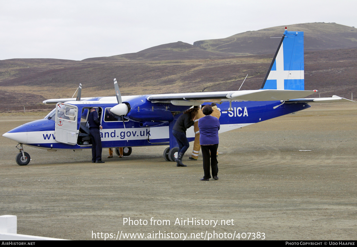 Aircraft Photo of G-SICA | Britten-Norman BN-2B-20 Islander | AirHistory.net #407383