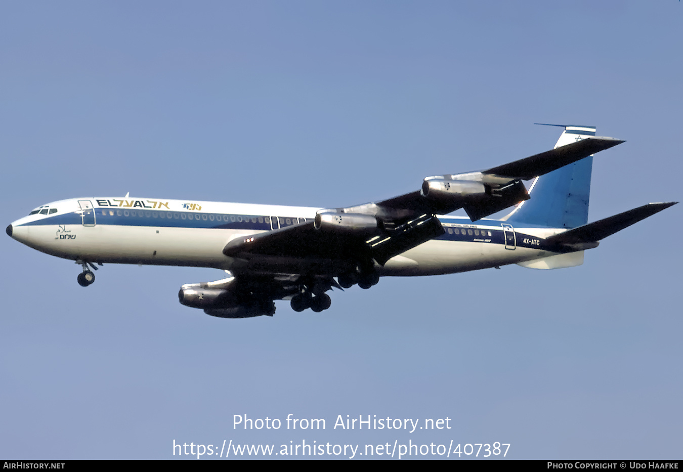 Aircraft Photo of 4X-ATC | Boeing 707-458 | El Al Israel Airlines | AirHistory.net #407387