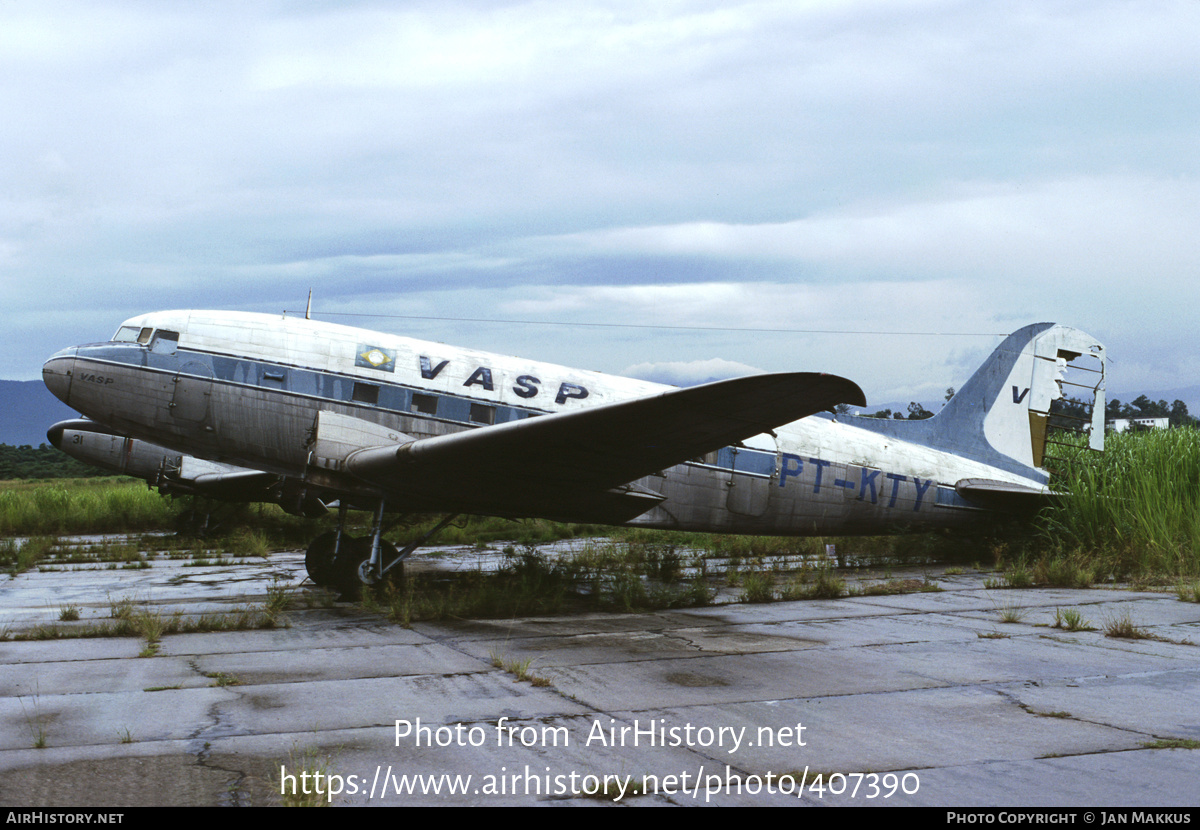 Aircraft Photo of PT-KTY | Douglas C-53D Skytrooper | VASP | AirHistory.net #407390