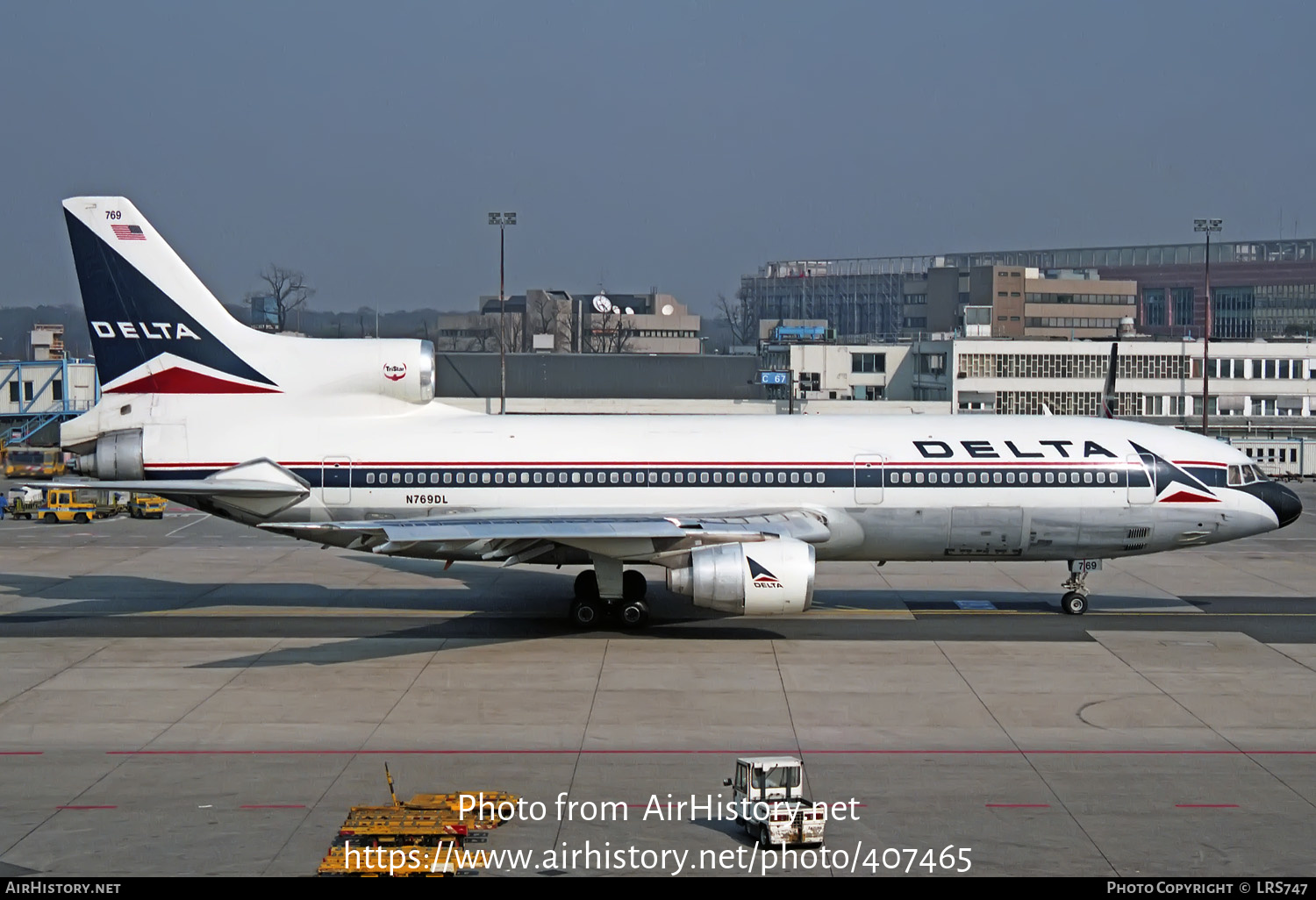 Aircraft Photo of N769DL | Lockheed L-1011-385-3 TriStar 500 | Delta Air Lines | AirHistory.net #407465