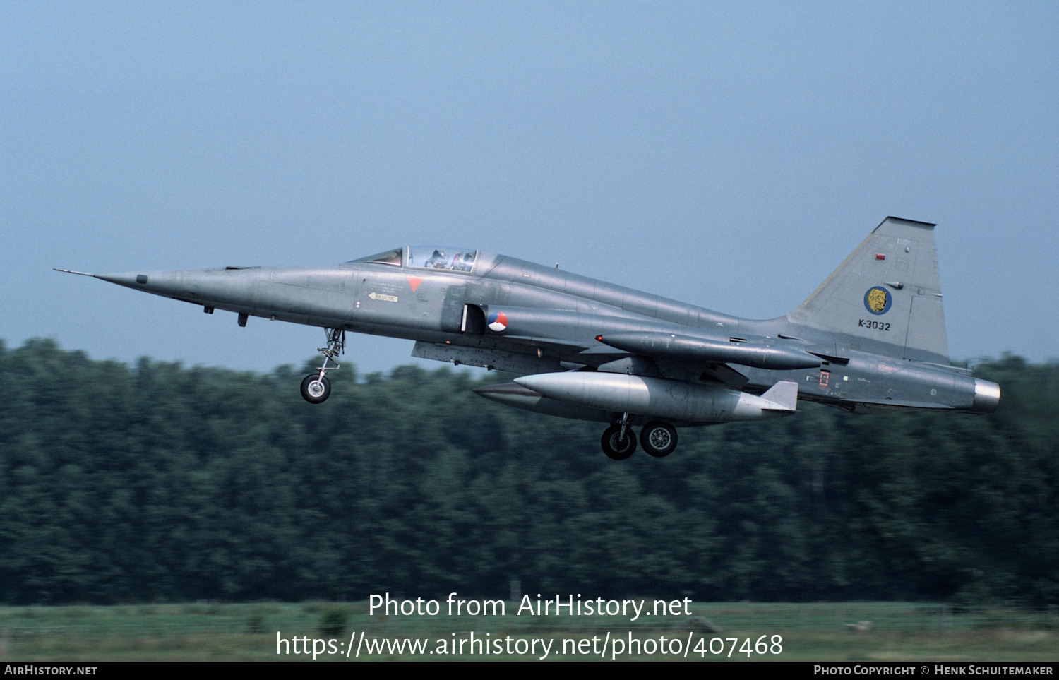 Aircraft Photo of K-3032 | Canadair NF-5A | Netherlands - Air Force | AirHistory.net #407468