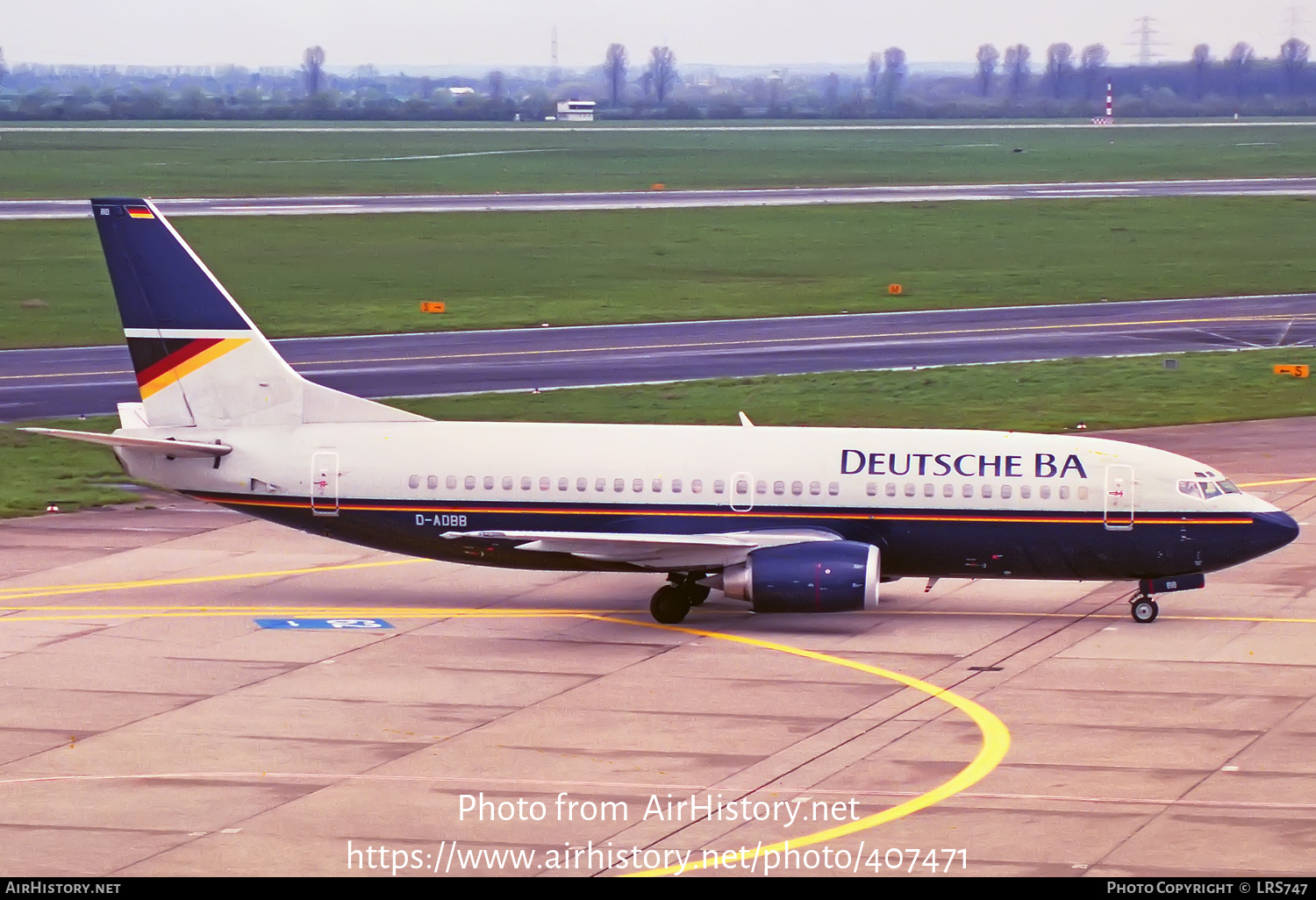 Aircraft Photo of D-ADBB | Boeing 737-3L9 | Deutsche BA | AirHistory.net #407471