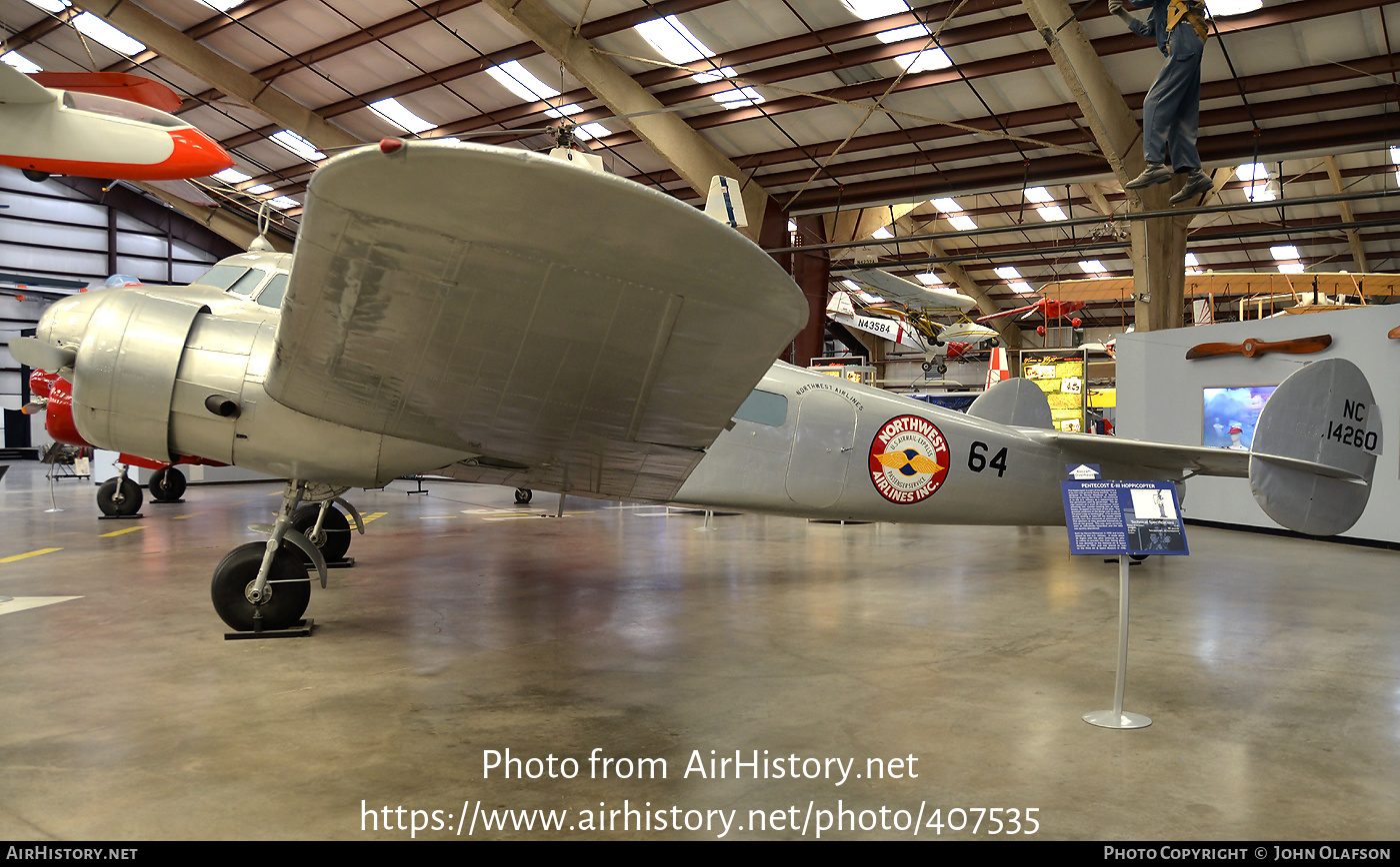 Aircraft Photo of NC14260 | Lockheed 10-A Electra | Northwest Airlines | AirHistory.net #407535