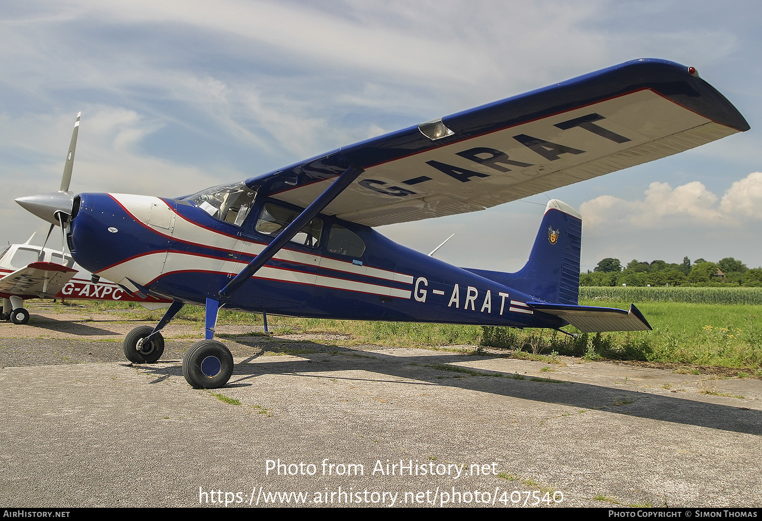 Aircraft Photo of G-ARAT | Cessna 180C | AirHistory.net #407540