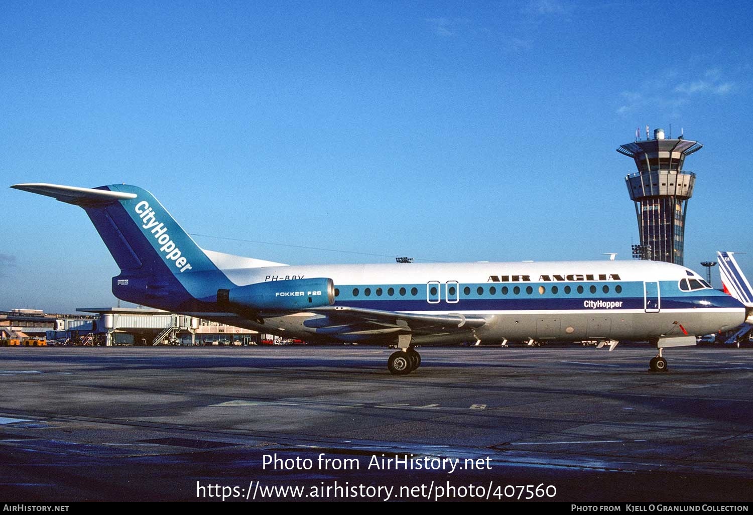 Aircraft Photo of PH-BBV | Fokker F28-4000 Fellowship | Air Anglia | AirHistory.net #407560