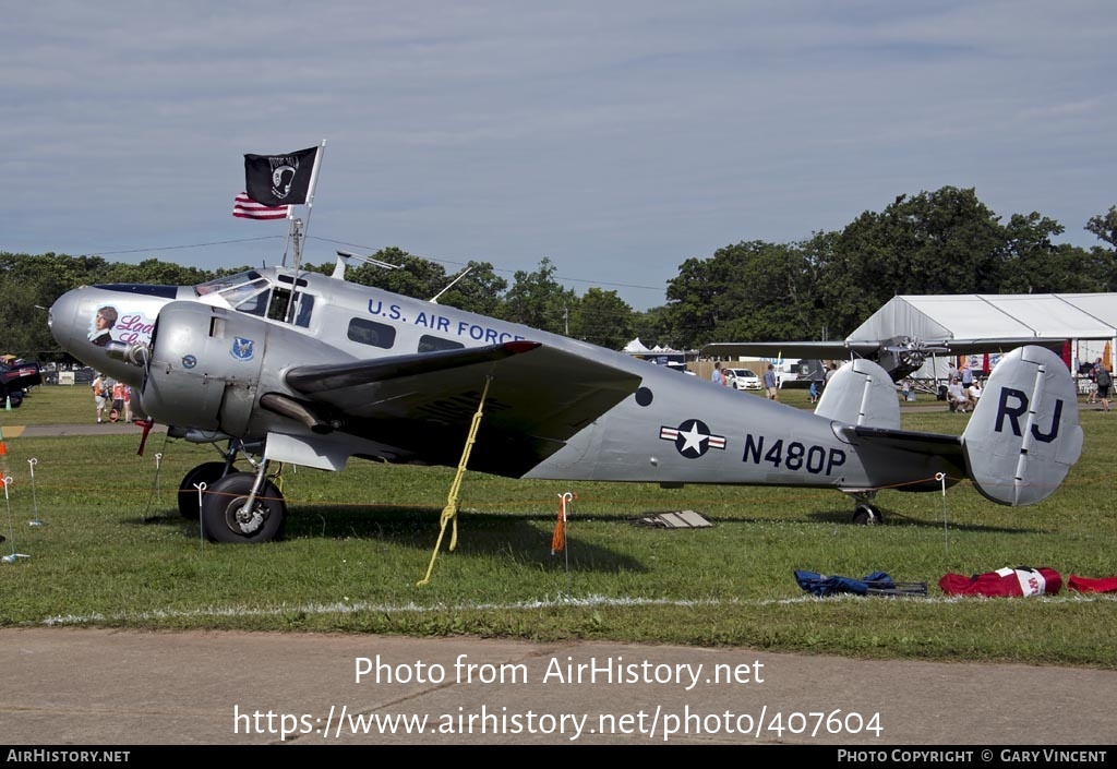 Aircraft Photo of N480P | Beech C-45H Expeditor | USA - Air Force | AirHistory.net #407604