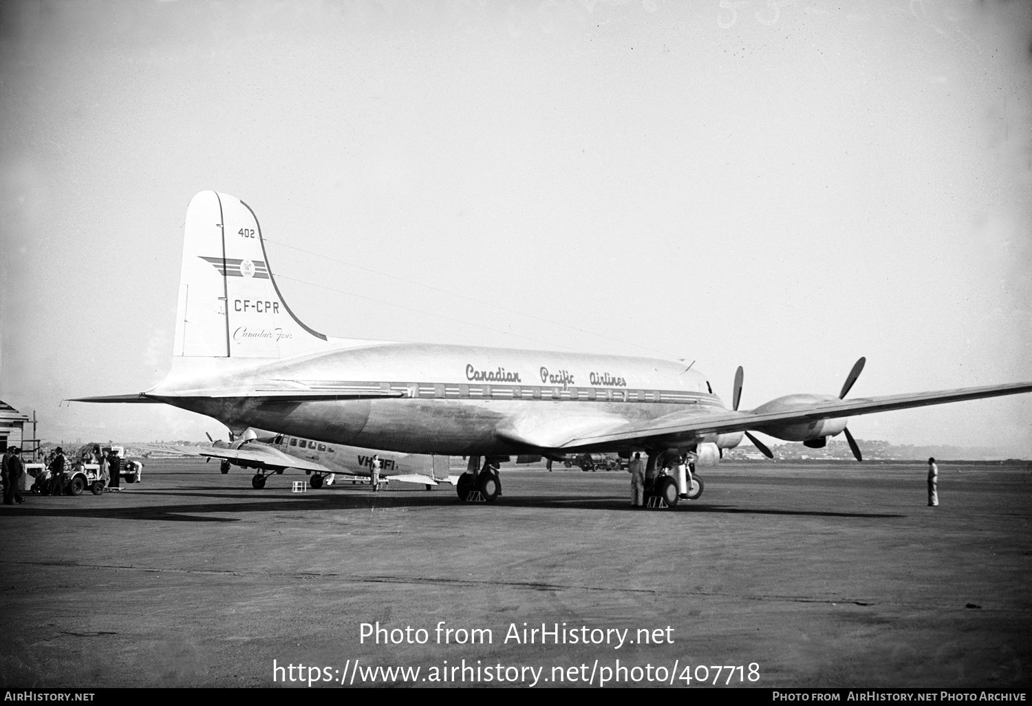 Aircraft Photo of CF-CPR | Canadair DC-4M-1 North Star | Canadian Pacific Airlines | AirHistory.net #407718