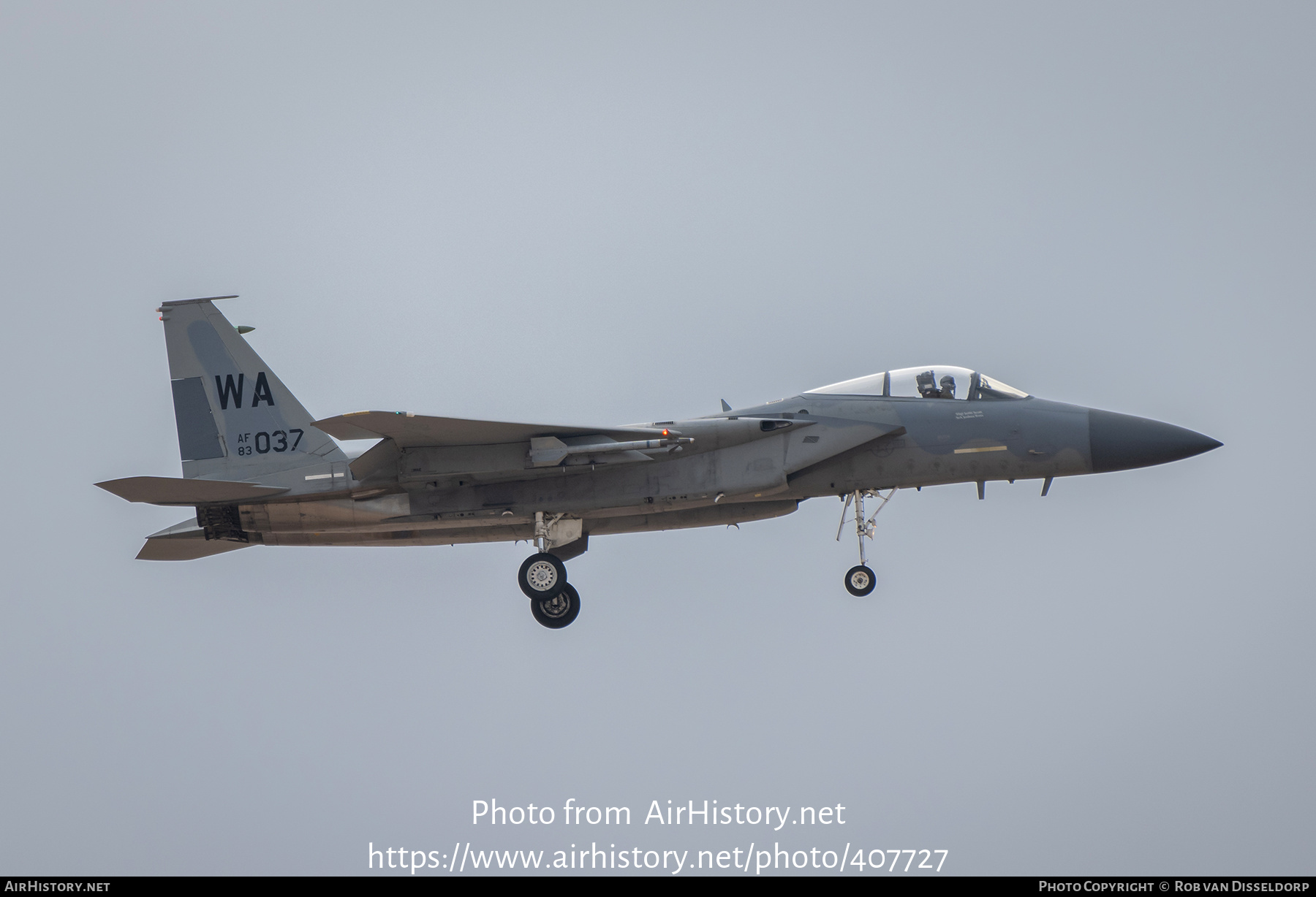 Aircraft Photo of 83-0037 / AF83-037 | McDonnell Douglas F-15C Eagle | USA - Air Force | AirHistory.net #407727