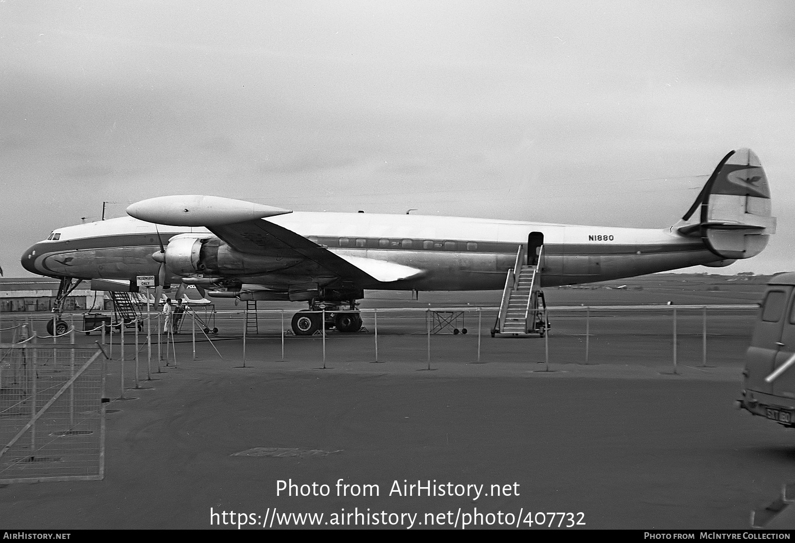 Aircraft Photo of N1880 | Lockheed L-1049H Super Constellation | Lufthansa | AirHistory.net #407732