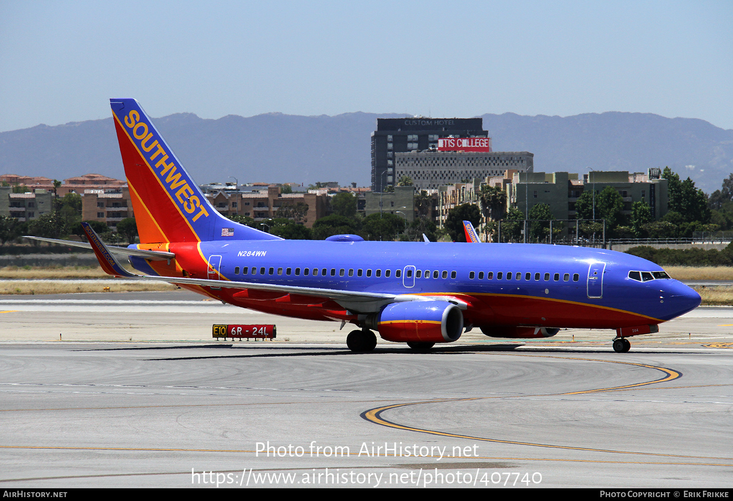 Aircraft Photo of N284WN | Boeing 737-7H4 | Southwest Airlines | AirHistory.net #407740