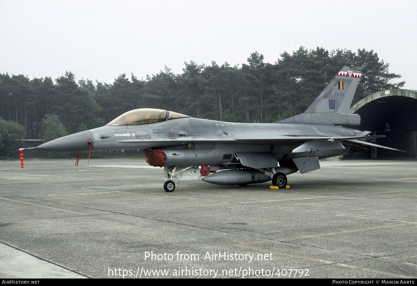 Aircraft Photo of FA113 | General Dynamics F-16A Fighting Falcon | Belgium - Air Force | AirHistory.net #407792