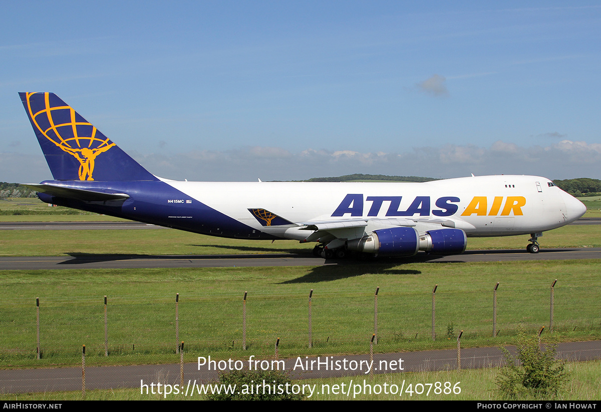 Aircraft Photo of N415MC | Boeing 747-47UF/SCD | Atlas Air | AirHistory.net #407886