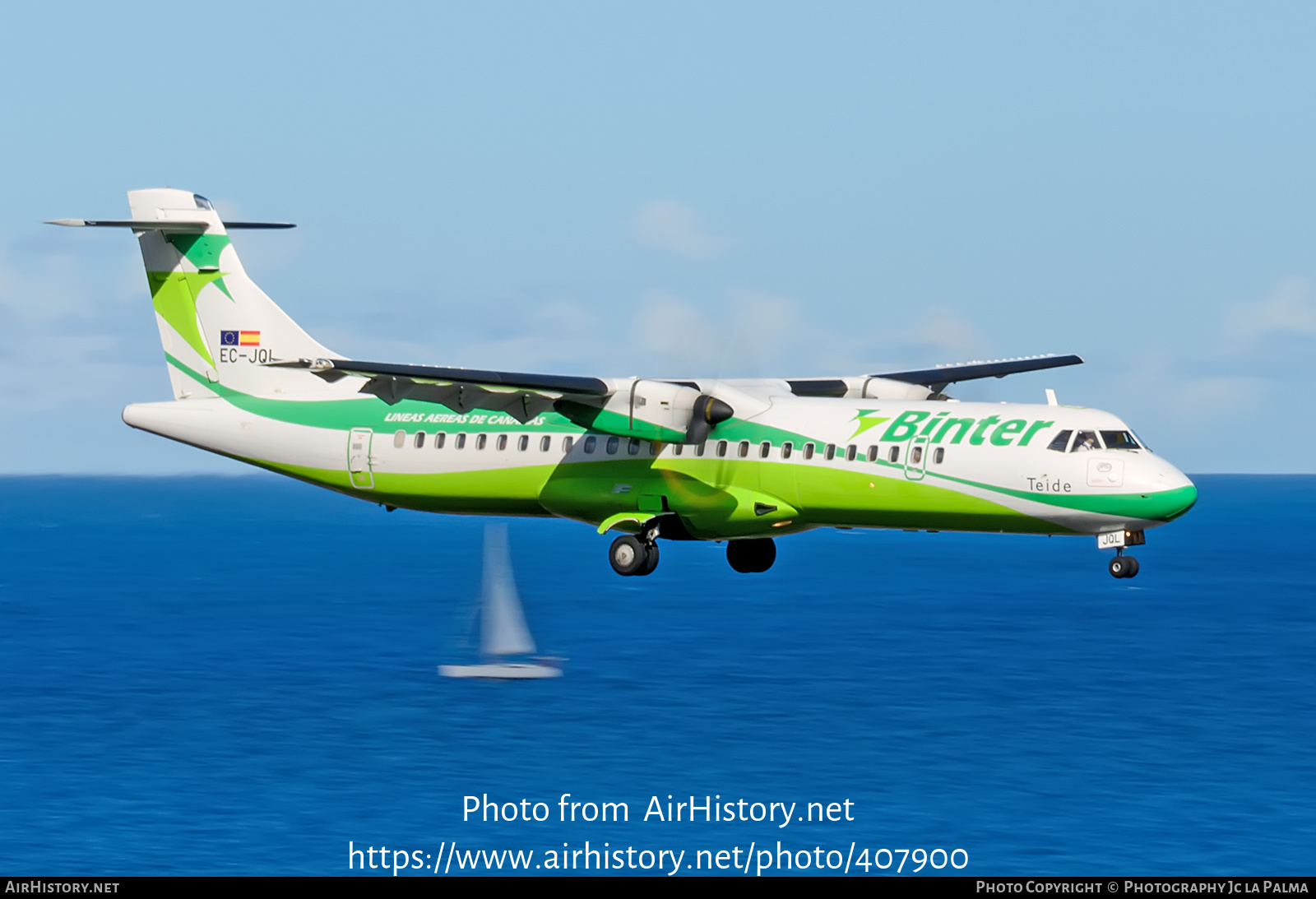 Aircraft Photo of EC-JQL | ATR ATR-72-500 (ATR-72-212A) | Binter Canarias | AirHistory.net #407900