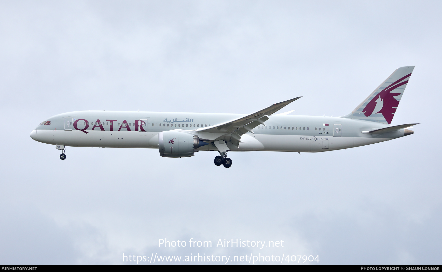 Aircraft Photo of A7-BHB | Boeing 787-9 Dreamliner | Qatar Airways | AirHistory.net #407904