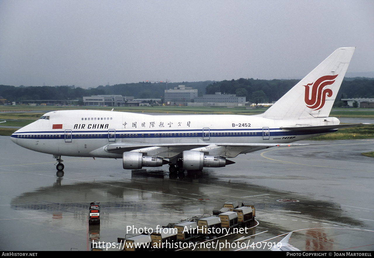 Aircraft Photo of B-2452 | Boeing 747SP-J6 | Air China | AirHistory.net #407919