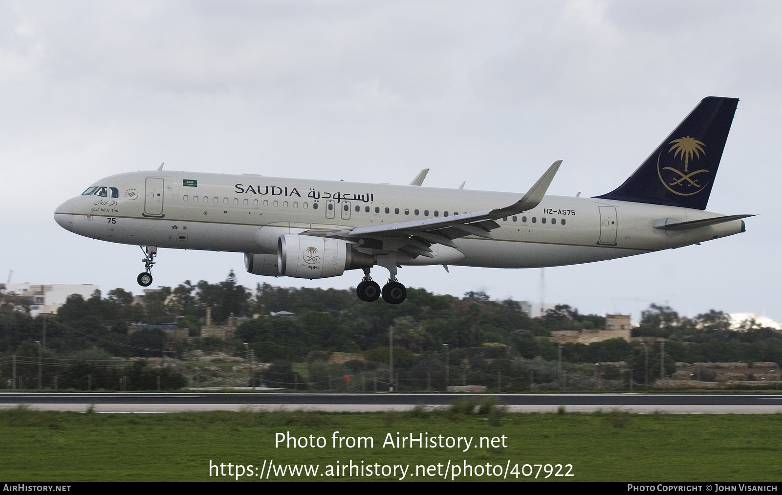 Aircraft Photo of HZ-AS75 | Airbus A320-214 | Saudia - Saudi Arabian Airlines | AirHistory.net #407922