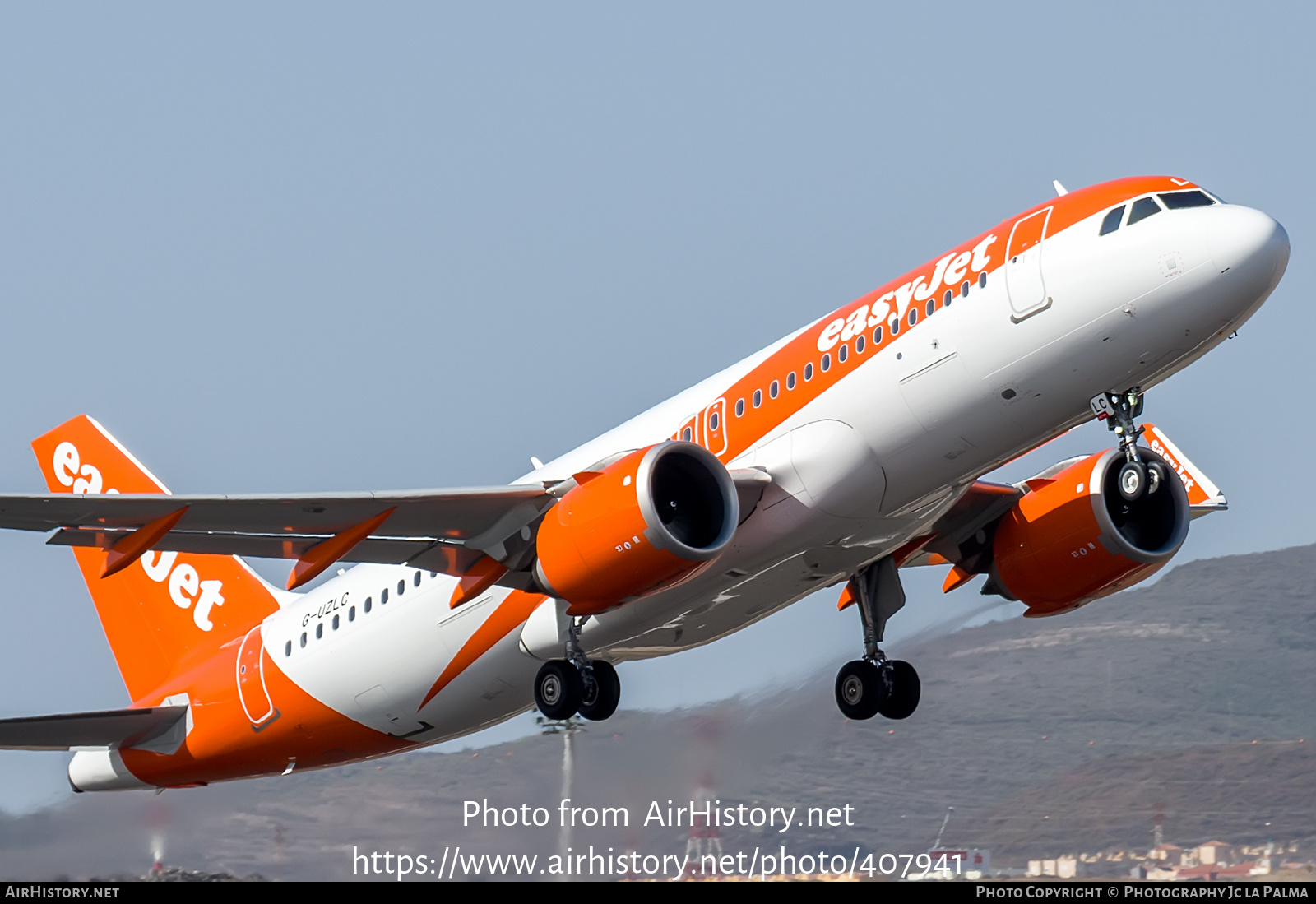 Aircraft Photo of G-UZLC | Airbus A320-251N | EasyJet | AirHistory.net #407941