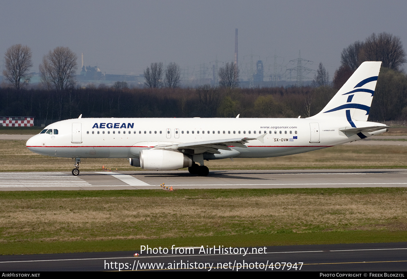 Aircraft Photo of SX-DVM | Airbus A320-232 | Aegean Airlines | AirHistory.net #407947