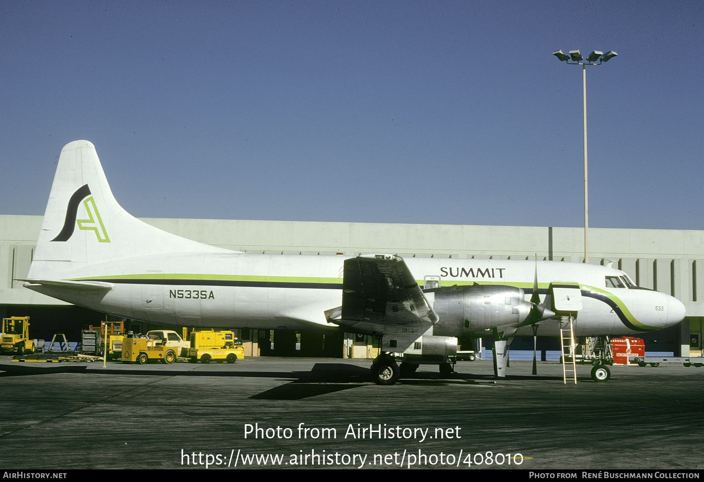 Aircraft Photo of N533SA | Convair 580/F | Summit Airlines | AirHistory.net #408010