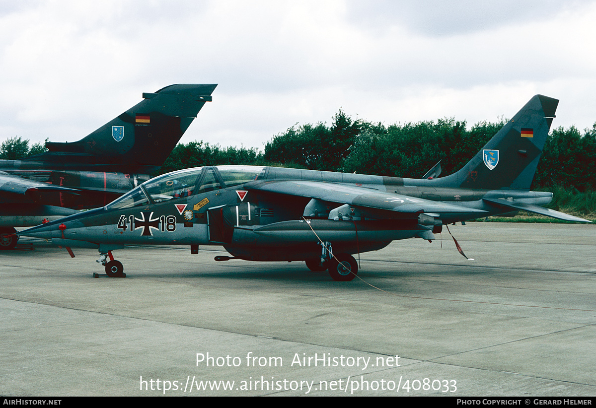 Aircraft Photo of 4118 | Dassault-Dornier Alpha Jet | Germany - Air Force | AirHistory.net #408033