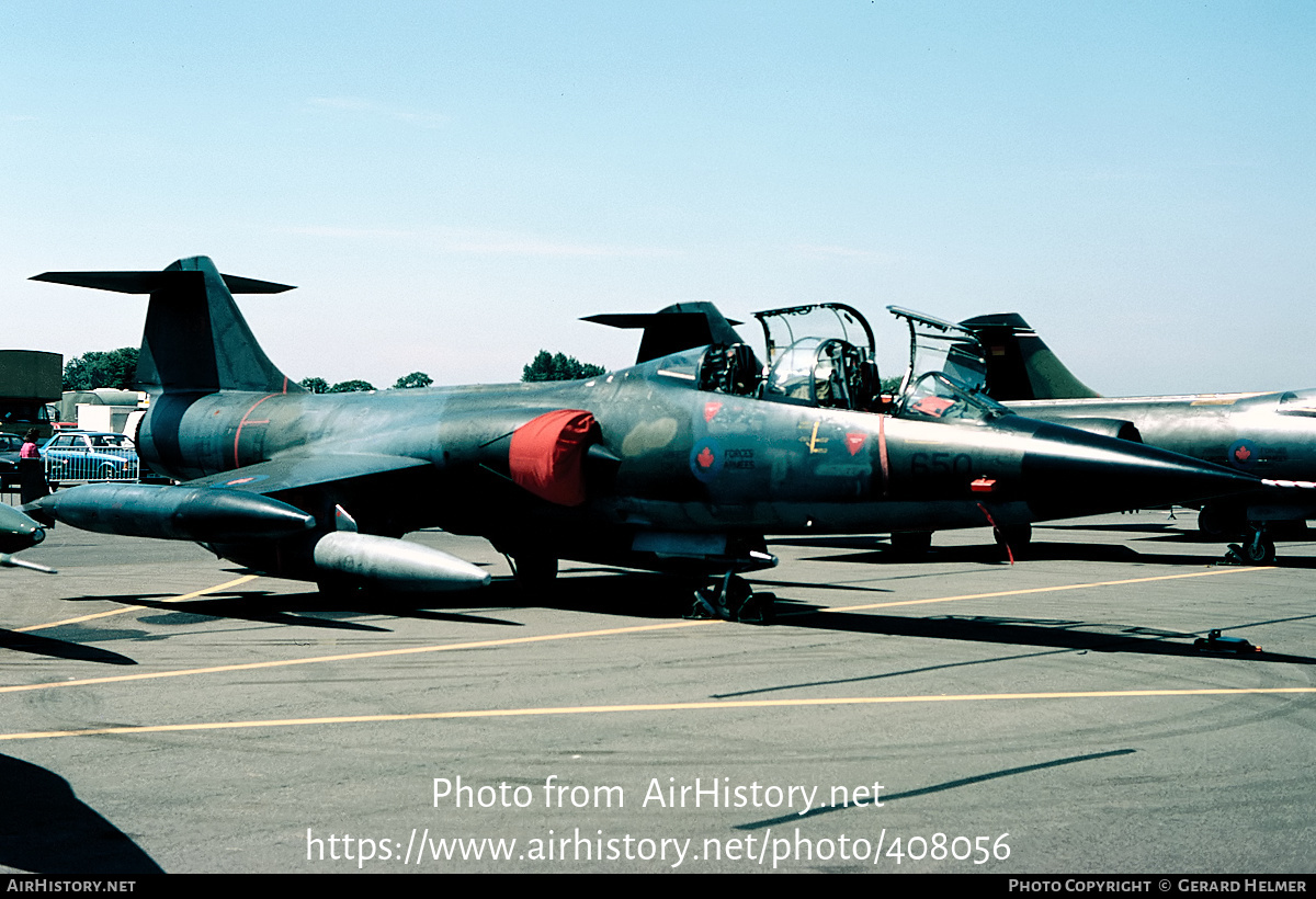 Aircraft Photo of 104650 | Lockheed CF-104D Starfighter Mk.1 | Canada - Air Force | AirHistory.net #408056