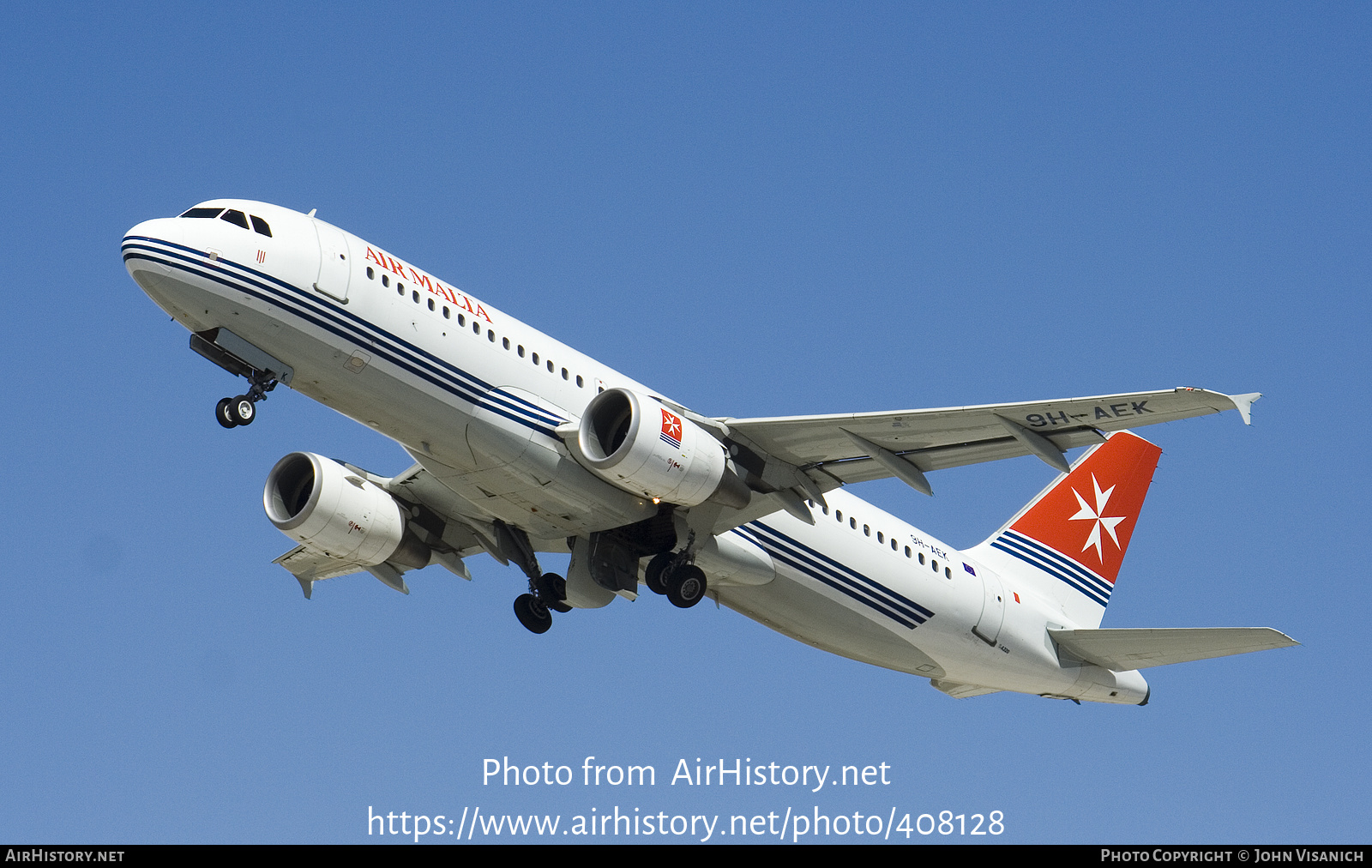 Aircraft Photo of 9H-AEK | Airbus A320-211 | Air Malta | AirHistory.net #408128