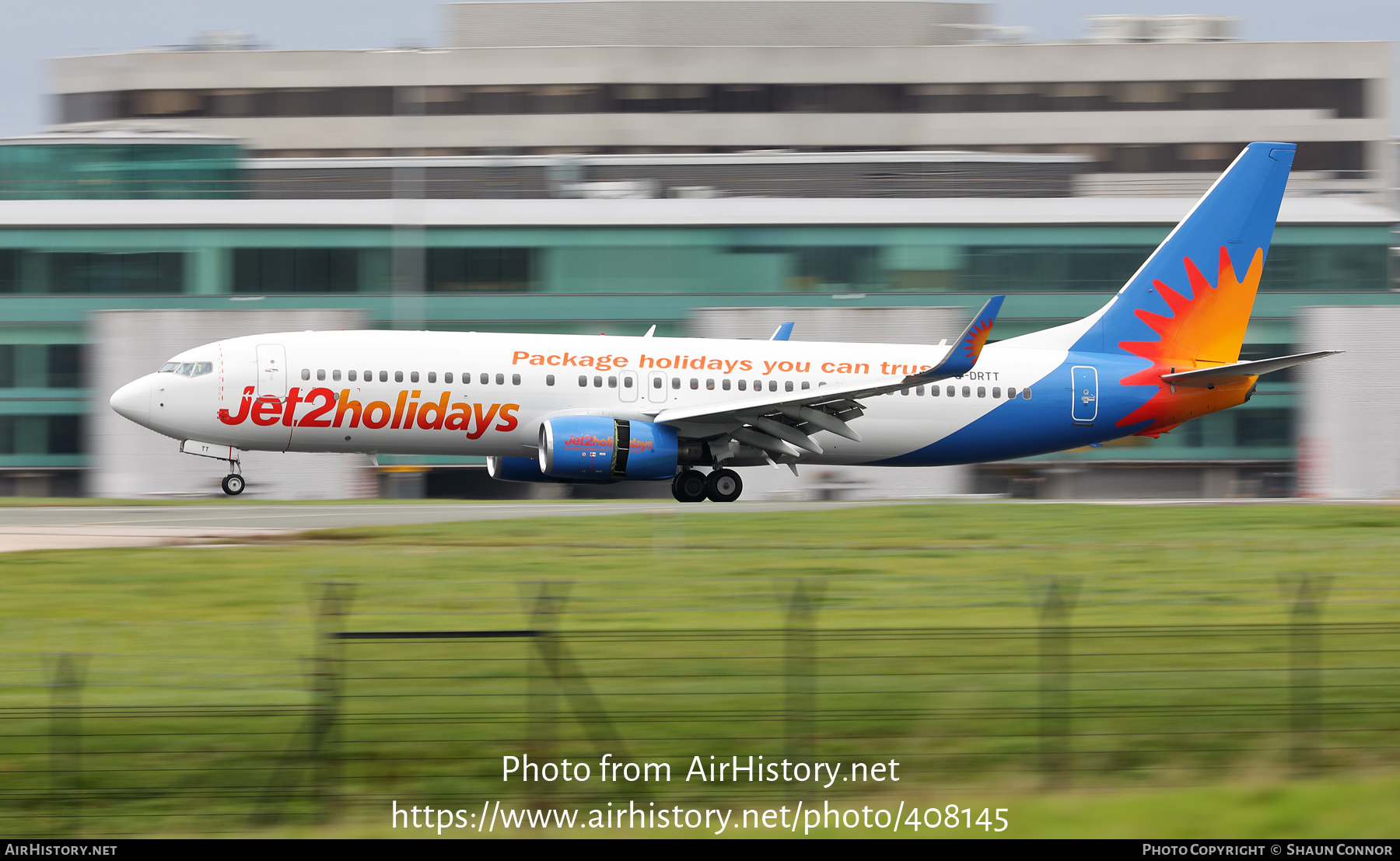 Aircraft Photo of G-DRTT | Boeing 737-8Q8 | Jet2 Holidays | AirHistory.net #408145